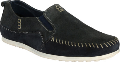 

Cizmar Cizmar Smart Casuals - Suede Loafer In Navy Shade Party Wear For Men(Black, 06;blue