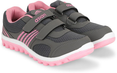 

Asian Walking Shoes For Women(Grey, Pink