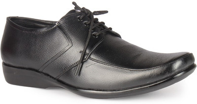 

Leather King Williams Black Lace Up For Men(Black)