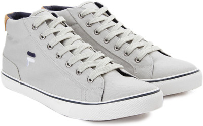 

Fila DURANATE Mid Ankle Canvas Shoes For Men(Grey, Lt gry/brn/nvy