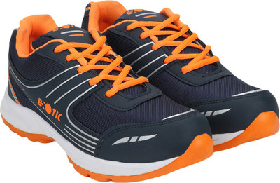 

Exotic Running Shoes, Gym Shoes, Athletic Training Shoes Casuals For Men(Navy, Orange, Navy blue::orange