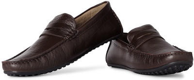 Louis Philippe Slip On Shoes For Men(Brown