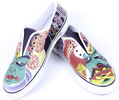 

F-Gali The Kathakali Low Top Canvas Shoes Canvas Shoes For Men(Multicolor