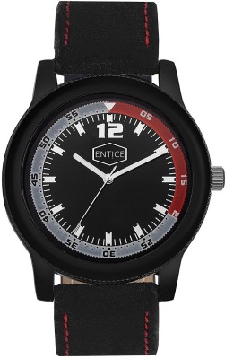Entice Selections ENT-JB-BLK-BLK Analog Watch  - For Men   Watches  (Entice Selections)