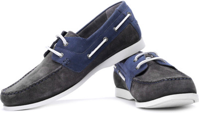 

Ruosh Extra Light Boat Shoes For Men(Blue, White, Grey