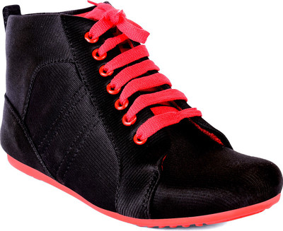 

Sam Stefy Casuals For Women(Black, Red)