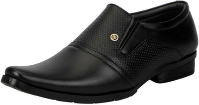 

FAUSTO Corporate Slip On For Men(Black