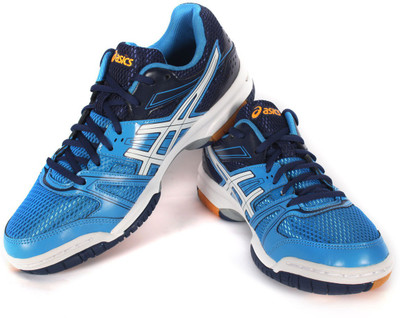 

Asics Gel-Rocket  Men Multi Court Shoes For Men(Multicolor, Diva blue