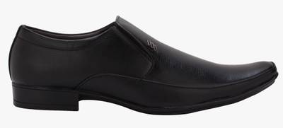 Smoky Black Formal Shoes Slip On