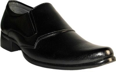 

Leather Chief Slip On Shoes For Men(Black)