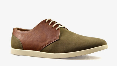 

Knotty Derby Harry Side Panel Corporate Casuals, Lace Up For Men(Tan, Olive