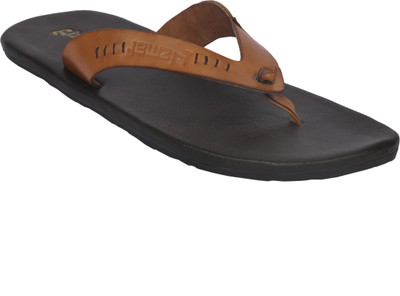

Cizmar Leather Slipper V Shape Casuals For Men(Brown