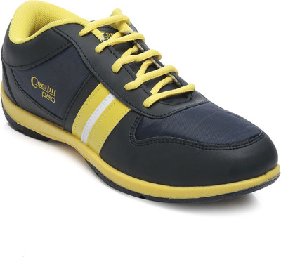 

Combit Mens Running Shoes For Men(Navy, Yellow