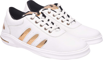 

Boysons Sneakers, comfort shoes, lifestyle Sneakers For Men(White, Gold