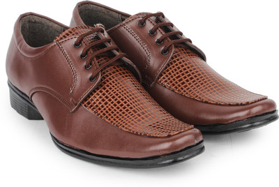 

Beonza Lace Up Shoes For Men(Brown)