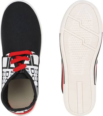 Scantia V32_B-BLK-RED Sneakers