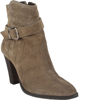 

Salt N Pepper 14-716 Star Camelot Suede Boots Boots For Women(Beige)