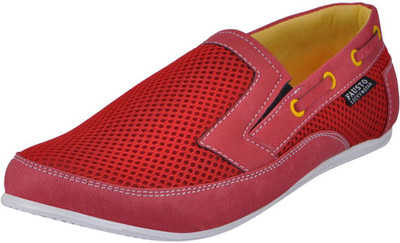 

FAUSTO Canvas Shoes For Men(Red