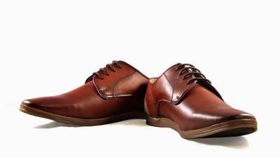 

Knotty Derby Knicker Derby Corporate Casual Lace Up Shoes For Men(Tan