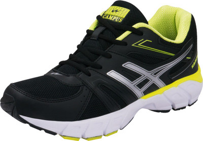 

Campus Hammar Running Shoes For Men(Black, Yellow), Black-lemon