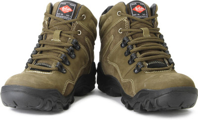 Lee Cooper Men Outdoor Boots For Men(Olive, Olive p1