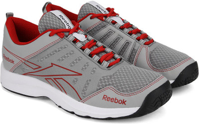 

REEBOK REAL ACTIVE LP Running Shoes For Men(Grey, Red, Tin grey/ex.red / wht