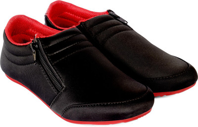 

Sam Stefy Canvas Shoes For Women(Black, Red)