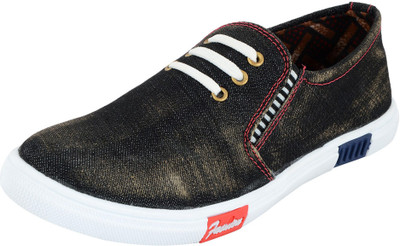 

Fashion Victim Canvas Shoes For Men(Black