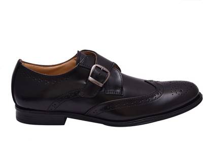 Hirel's Tan Monk Strap Shoes