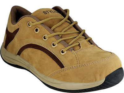 

NYMERIA Casuals For Men(Khaki