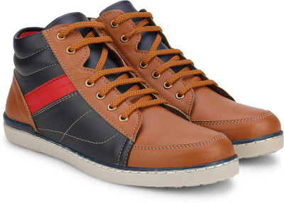 Vulcan Knight Mid Ankle Sneakers For Men(Brown