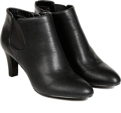 

TEN TEN Women's Black Ankle Length Boots Boots For Women(Black)