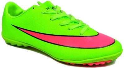 

Kobo K 18 Astro Turf Football Shoes Football Shoes For Men(Pink, Green