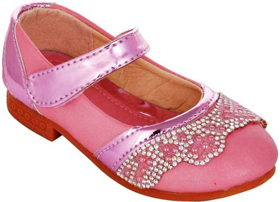 

Glinchy Synthetic Red Comfortable Embroidery Bellies Bellies For Women(Red
