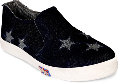 

Sam Stefy Canvas Shoes For Women(Blue)