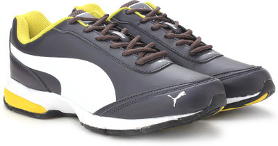 

Puma Men Training & Gym Shoes For Men(Grey, Periscope-puma white-blazing yellow
