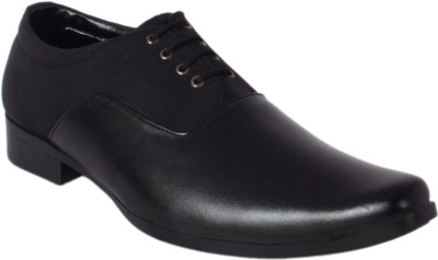 

Shoeniverse Lace Up Shoes For Men(Black)