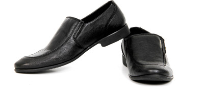 Provogue Slip On Shoes For Men(Black