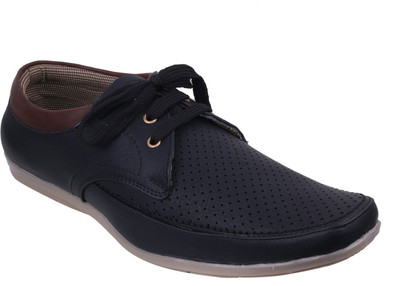 

SanMega Corporate Casuals For Men(Black