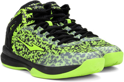 

Erke Basketball Shoes For Men(Black, Lime green/black