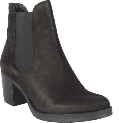 

Salt N Pepper 14-393 Juliet Black Suede Boots Boots For Women(Black, Juliet black suede b