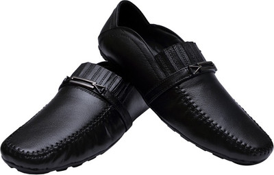 

Bxxy Designer Genuine Leather Loafers For Men(Black