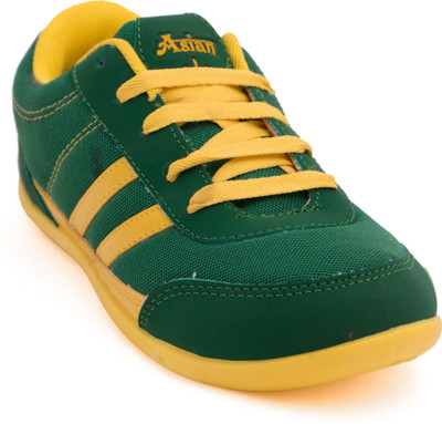 

Asian Shoes Skylight Walking Shoes For Men(Green, Yellow