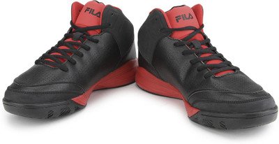 

Fila GUNNER Baskeetball Shoes For Men(Black, Red, Blk/rd