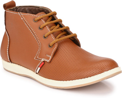 

John Karsun Leather Boots For Men(Tan