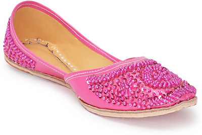 

Paduki Ethnic Footwear Jutis For Women(Pink