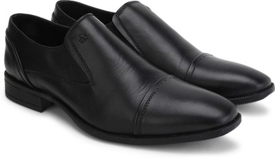 

Arrow Men Genuine Leather Slip On Shoes For Men(Black)
