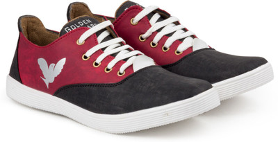 

Golden Sparrow Corporate Casuals For Men(Black, Red