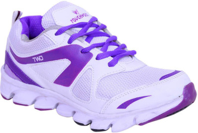 

TWD ph1001 Sports Shoes Running Shoes For Women(White, Purple), White;violet
