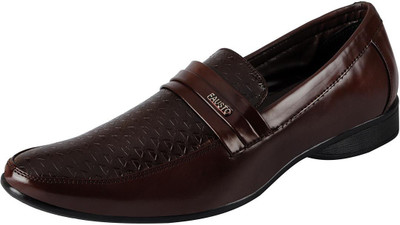 

FAUSTO Corporate Slip On For Men(Brown)